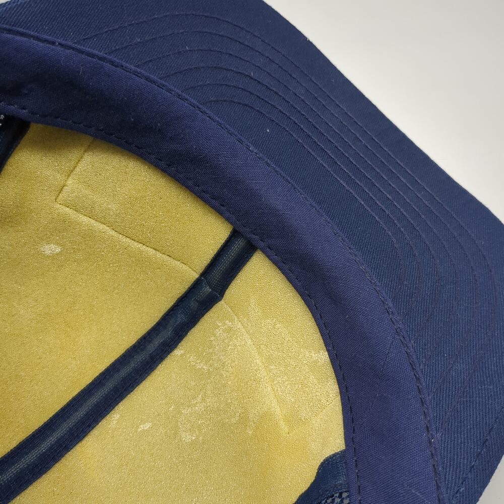 Goodyear Patch Snapback Mesh Back Trucker Hat Blu… - image 8